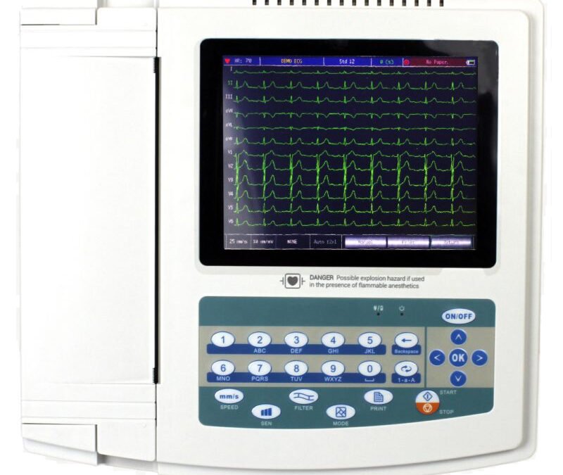 Electrocardiógrafo 12 canales